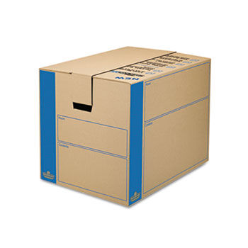 SmoothMove Moving/Storage Box, Extra Strength, Large, 18w x 24d x 18h, Kraft