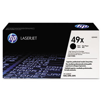 Q5949XG (HP 49X) Government Smart Toner Cartridge, 6000 Page-Yield, Black