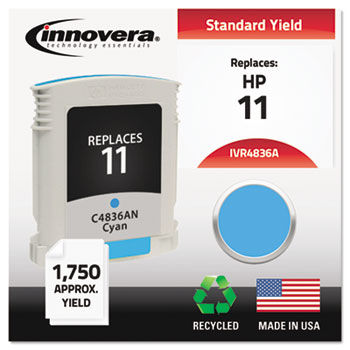 Remanufactured C4836A (11) Ink, 1750 Page-Yield, Cyan