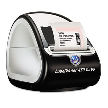 LabelWriter Turbo Printer, 71 Label/Min, 5w x 7-1/5d x 5-1/5h