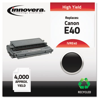 Remanufactured, 1491A002AA (E40) Toner, 4000 Yield, Black