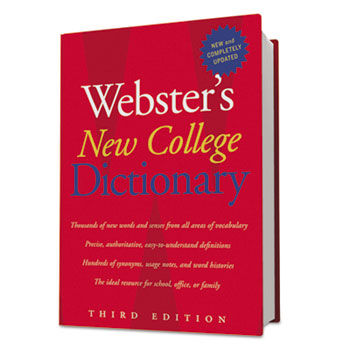 Webster's II New College Dictionary, Hardcover, 1,536 Pages