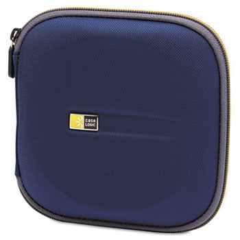 CD Wallet, Holds 24 Disks, Blue