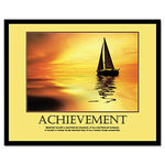 Achievemant"" Framed Motivational Print, 24 x 30