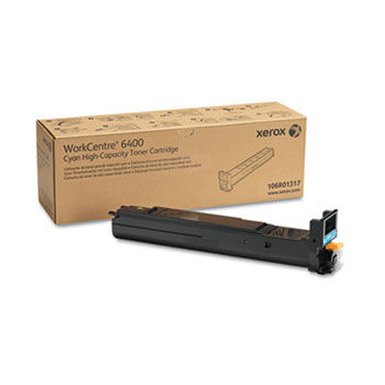 106R01317 High-Yield Toner, 14000 Page-Yield, Cyan