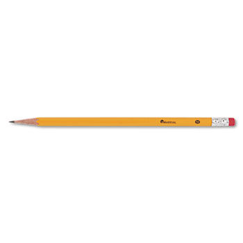 Economy Woodcase Pencil, HB #2, Yellow Barrel, 144/Pack