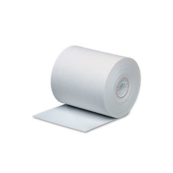 Single-Ply Thermal Cash Register/POS Rolls, 3-1/8"" x 273 ft., White, 50/Ctn