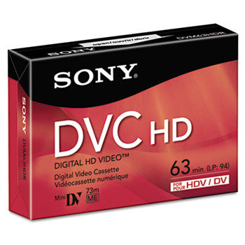 High Definition DVC Camcorder Videotape Cassette, 63 Minutes