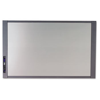 InView Custom Whiteboard, 37 x 23, Graphite Frame