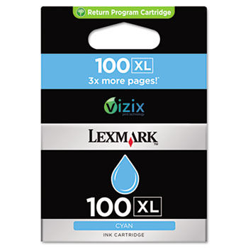 14N1069 (100XL) High-Yield Ink, 600 Page-Yield, Cyan