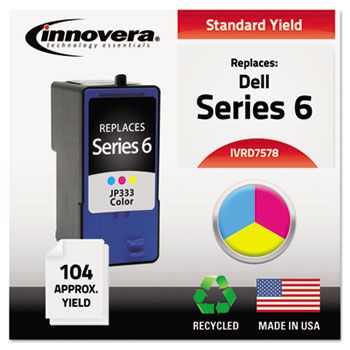 Remanufactured JF333 (Series 6) Ink, 104 Yield, Tri-Color