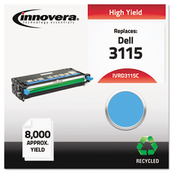 Remanufactured 310-8379 (3115) Toner, 8000 Yield, Cyan