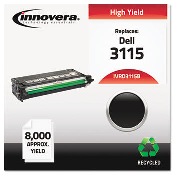 Remanufactured 310-8395 (3115) Toner, 8000 Yield, Black