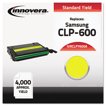 Compatible with CLP-Y600A Laser Toner, 4000 Yield, Yellow