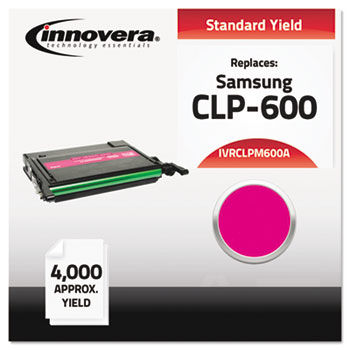 Compatible with CLP-M600A Laser Toner, 4000 Yield, Magenta