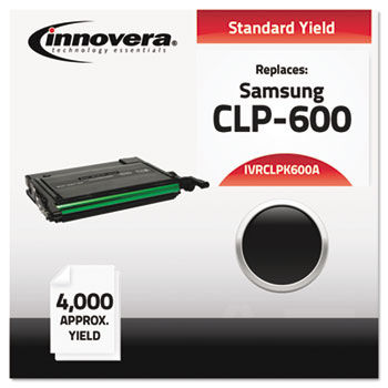 Compatible with CLP-K600A Laser Toner, 4000 Yield, Black