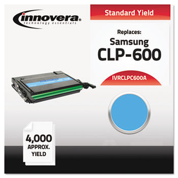 Compatible with CLP-C600A Laser Toner, 4000 Yield, Cyan