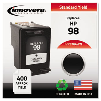 Remanufactured C9364A (98) Ink, 400 Page-Yield, Black