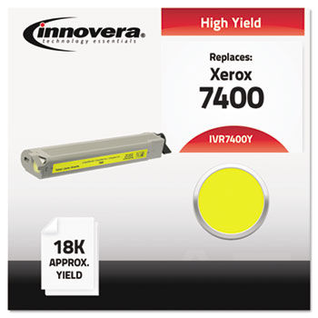 Compatible with 106R01079 (Phaser 7400) Toner, 18000 Yield, Yellow