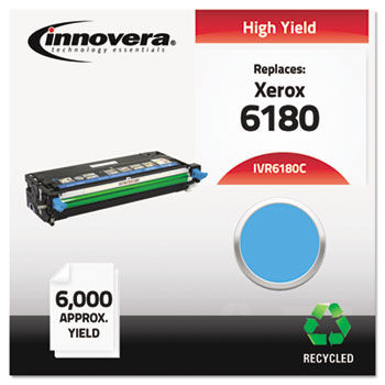 Remanufactured 113R00723 (Phaser 6180) Toner, 6000 Yield, Cyan