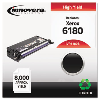 Remanufactured 113R00726 (Phaser 6180) Toner, 8000 Yield, Black