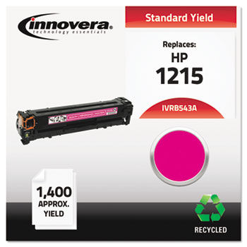 Remanufactured CB543A (125A) Laser Toner, 1400 Yield, Magenta