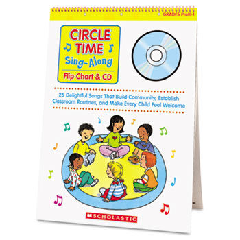 Circle Time Sing Along Flip Chart with CD, Grades PreK-1, 26 Pages