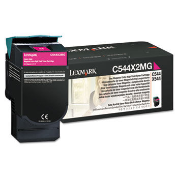 C544X2MG Extra High-Yield Toner, 4,000 Page Yield, Magenta