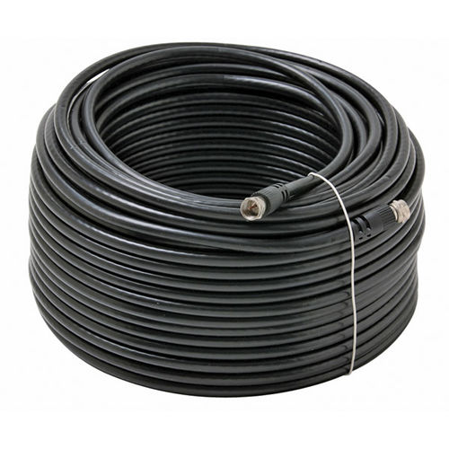 100' Black RG6 UL Coaxial Cable Assembly