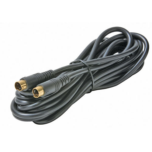 12' Black S-Video Patch Cord