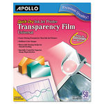 Inkjet Printer Transparency Film, Clear, 50/Box