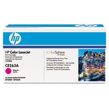 CE263A Toner, 11,000 Page-Yield, Magenta