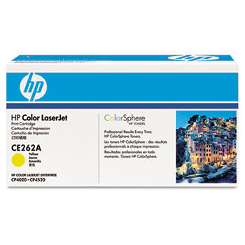 CE262A Toner, 11,000 Page-Yield, Yellow