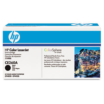 CE260A Toner, 8,500 Page-Yield, Black