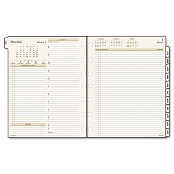 Two-Page-Per-Day Planning Pages, 8-1/2 x 11,, 2014