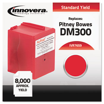 Compatible with 765-9 Postage Meter, 8000 Page-Yield, Red