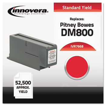 Compatible with 766-8 Postage Meter, 52500 Page-Yield, Red