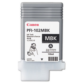 0894B001(PFI-102) Ink, 130 mL, Matte Black