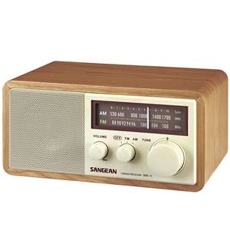 Wood Table Top Radio