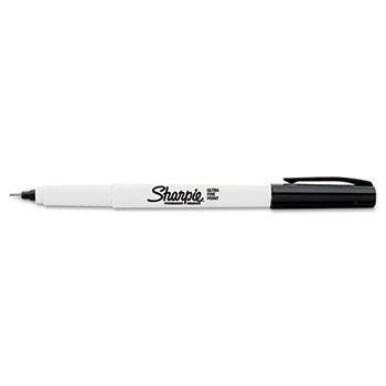 Permanent Marker, Ultra Fine Point, Black