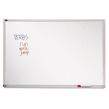 Melamine Whiteboard, Aluminum Frame, 96 x 48