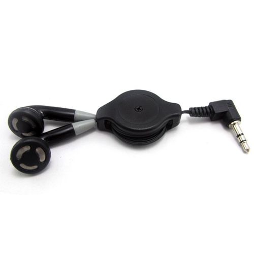 iPhone & iPod Compatible Retractable Earbud Headphones