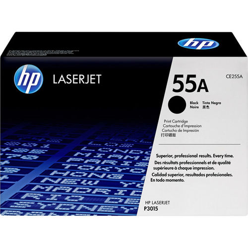 Black Print Cartridge 55A for LaserJet P3015 Printer