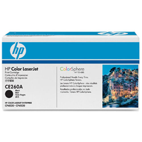 Black Toner Cartridge for Color LaserJet Enterprise CP4520 Series Printer