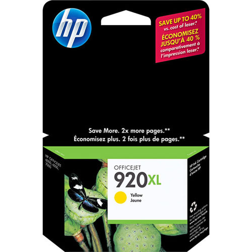 Yellow Ink Cartridge 920XL for Officejet