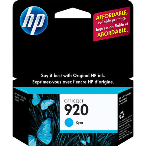 Cyan Ink Cartridge 920 for Officejet