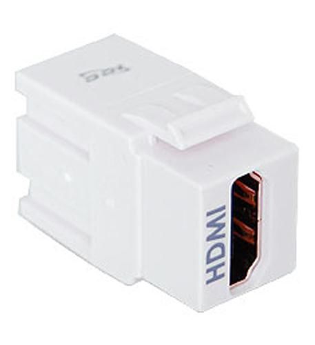 HDMI MODULAR CONNECTOR WHITE