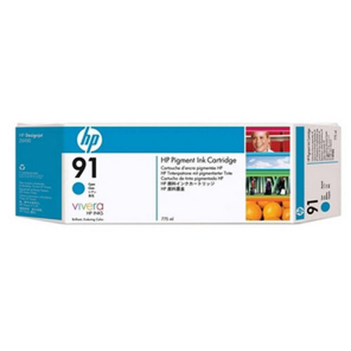 Pigment Cyan Ink Cartridge For HP Designjet Z6100/Z6100PS Printer