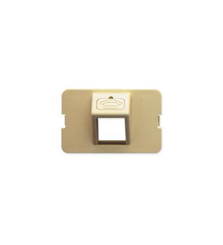 BEZEL, ELITE, ANGLED, 1-PORT, IVORY