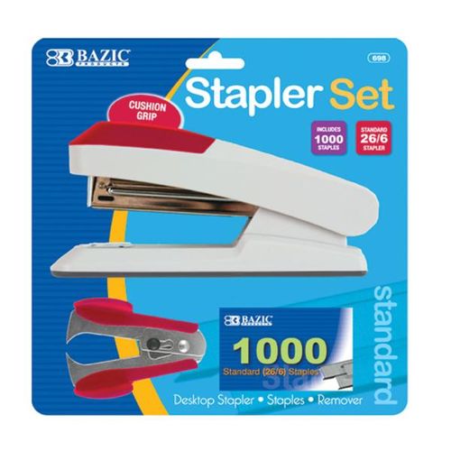 Bazic Comfort Grip Standard Desktop Stapler Set Case Pack 72